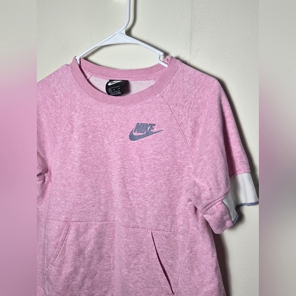 Women's Vintage Nike Black Label Tag Short Sleeve Sweatshirt, Medium - Picture 3 of 4